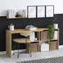 Hanah Home Mesa de Estudio Blake Roble 74x145x45 cm